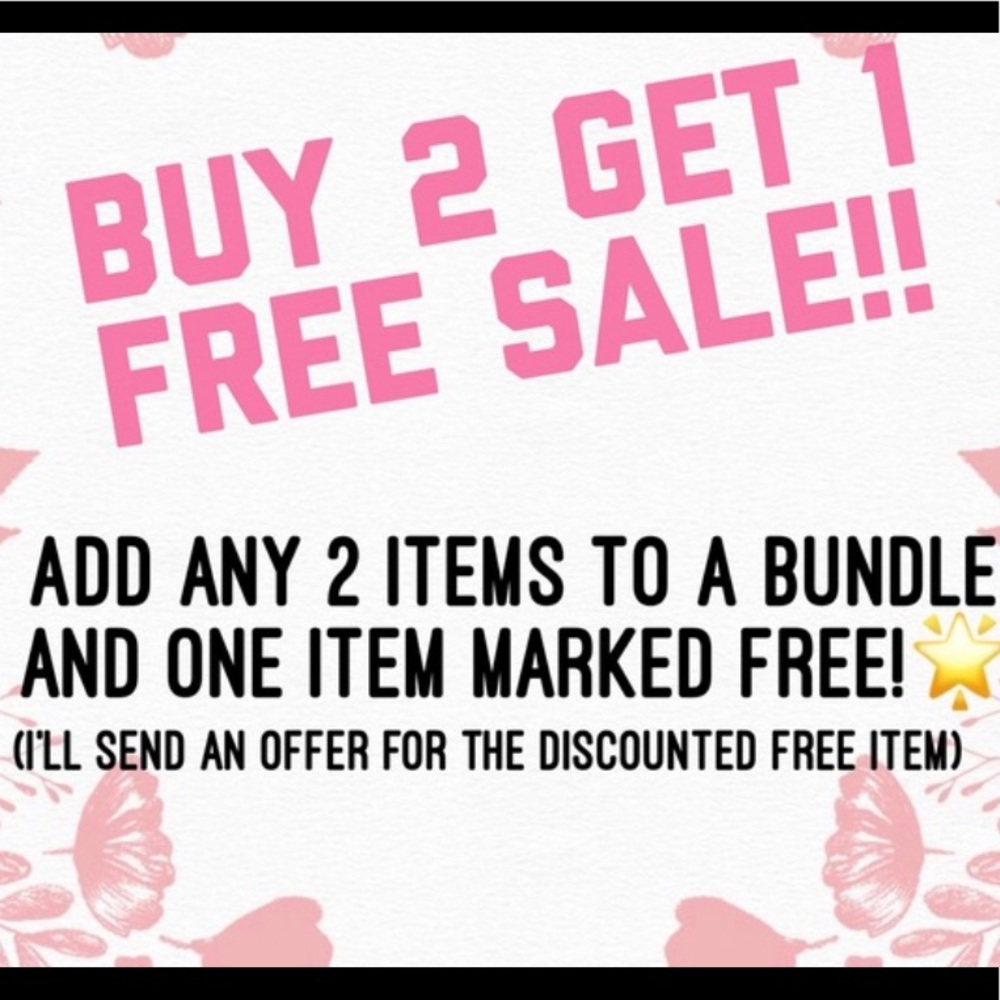 BUY 2 GET 1 FREE: SEE DESCRIPTION FOR DETAILS!
